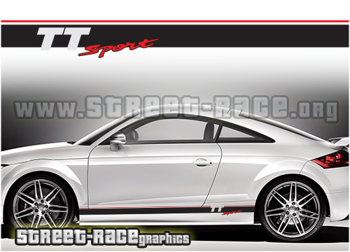 Audi stickers (TT, A1, A3, A4) - Street Race Graphics