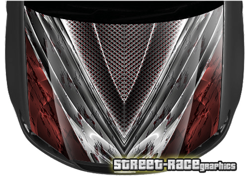 Bonnet wraps - Racing abstract