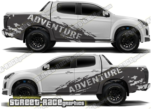 Isuzu D-Max large graphics kits