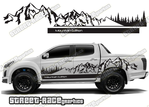 Isuzu D-Max side stickers