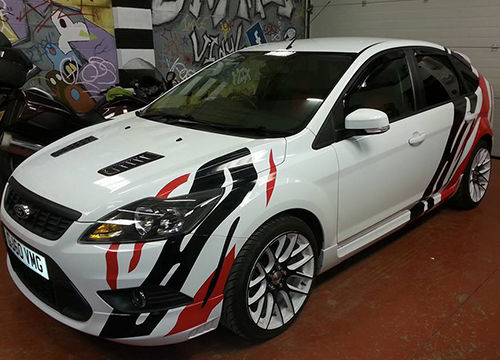 Ford Focus ST RS Tiger Stripes Decal Graphics Vinyl Stickers 2 COLOURS 02 