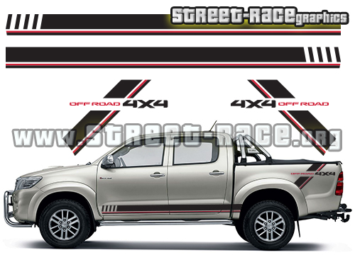 Toyota Hilux side graphics