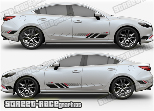 Mazda 6 side graphics