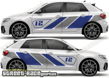 Audi A1 rally graphics