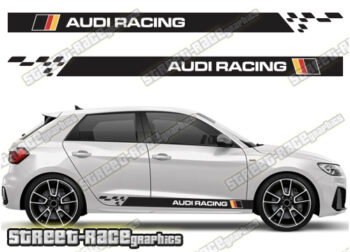 Audi A1 racing stripes