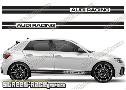 Audi A1 racing stripe decals