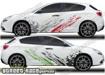 Alfa Romeo Giulietta rally graphics