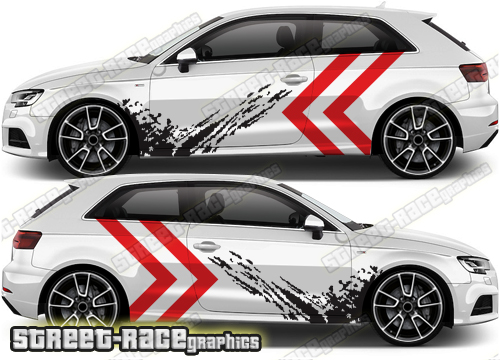 Audi A3 rally graphics