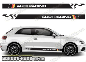 Audi A3 racing stripes