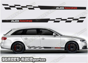 Audi A4 racing stripes