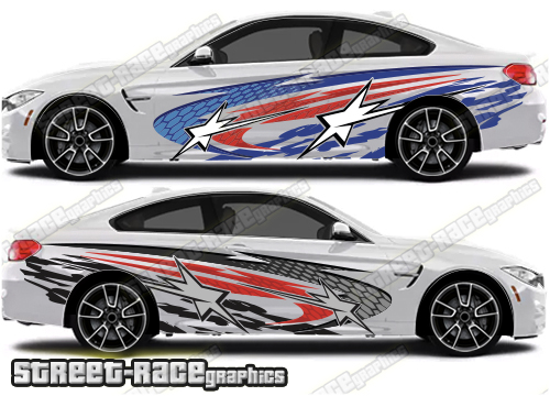 BMW 3 SERIES Rally decals - Street Race Graphics
