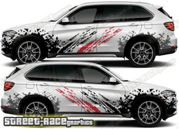 BMW X5 rally decals