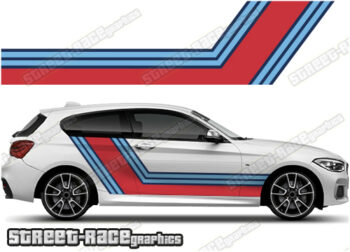 BMW Martini racing stripes