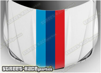 BMW bonnet racing stripes