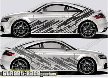 Audi TT race / rally style decals