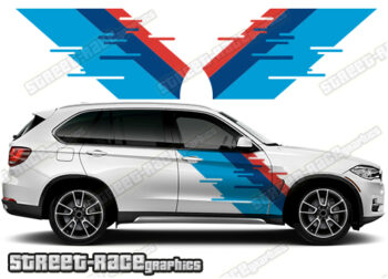 BMW X5 printed stickers