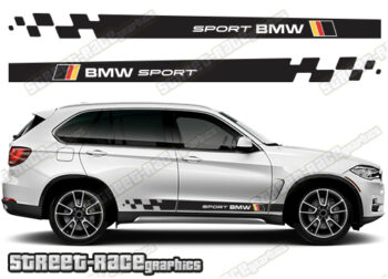 BMW X5 side stripes