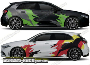 Mercedes A Class rally graphics