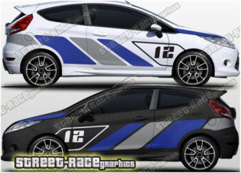 Ford Fiesta rally & race graphics