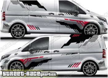 Mercedes Vito rally/racing graphics