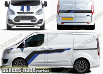 Ford Transit Custom M-SPORT Full stripes 039A ***CHROME***