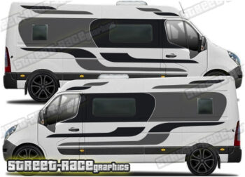 Renault Master campervan stickers