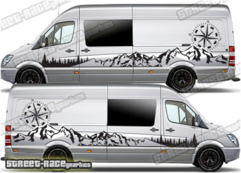 VW Crafter camper van graphics 138 - MOUNTAIN EDITION