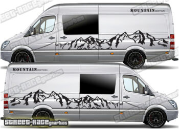 VW Crafter camper van graphics 157 - MOUNTAIN EDITION