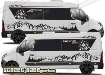 Nissan NV400 campervan stickers