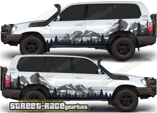 Toyota Land Cruiser 80 & 100 series 027 - Mountains