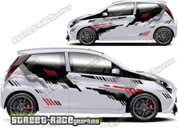 Toyota Aygo graphics (large rally style)