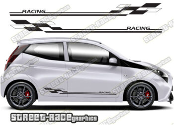 Toyota Aygo racing stripes