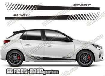 Vauxhall / Opel Corsa racing stripes