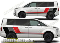 Mitsubishi Delica large graphics 030 - Street Race Graphics