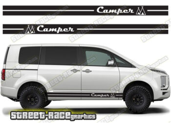 Mitsubishi Delica campervan stickers