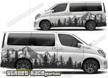 Nissan Elgrand Campervan graphics