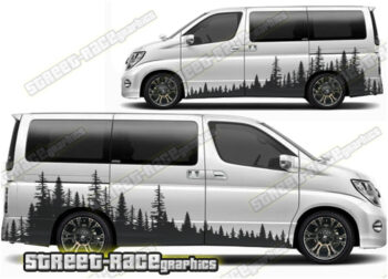 Nissan Elgrand Campervan graphics