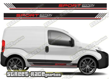 Fiat Fiorino racing stripes