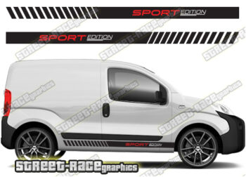 Peugeot Bipper racing stripes