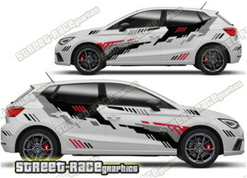 Seat Ibiza graphics (large rally style)