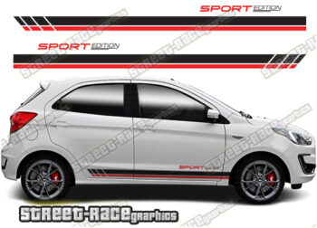 Ford Ka racing stripes