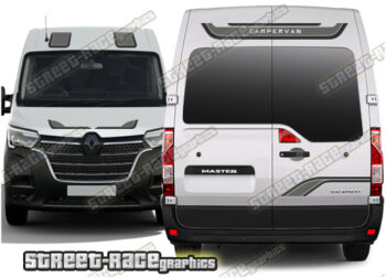 Renault Master front & rear campervan graphics