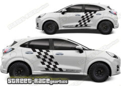 Ford Puma 053 - racing stripes - Street Race Graphics