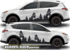 Toyota RAV4 025 - Forest overland graphics - Street Race Graphics