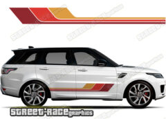 Range Rover 5 044 - Retro stripes - Street Race Graphics
