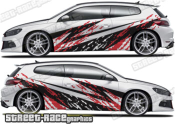 Volkswagen Scirocco graphics (large rally style)