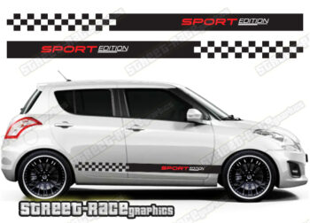 Suzuki Swift racing stripes