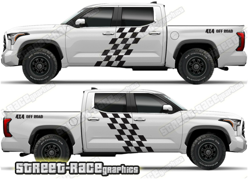 thumbnail image 2 of Show Some TRD Love! Black & Lime Green Off-Road Decal Set For Tacoma, Tundra – Made With Premium Oracal Vinyl 2 of 6