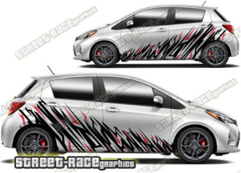 Toyota Yaris graphics (large rally style)