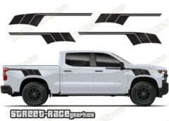 Chevrolet Silverado racing stripes 007 - Street Race Graphics